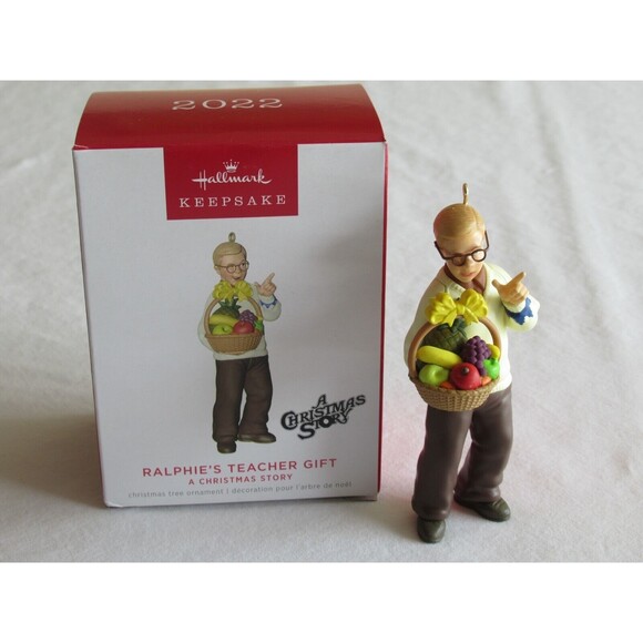 2022 Hallmark RALPHIE'S TEACHER GIFT A Christmas Story  Keepsake Ornament NEW - Picture 2 of 10